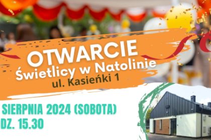 Otwarcie Świetlicy w Natolinie